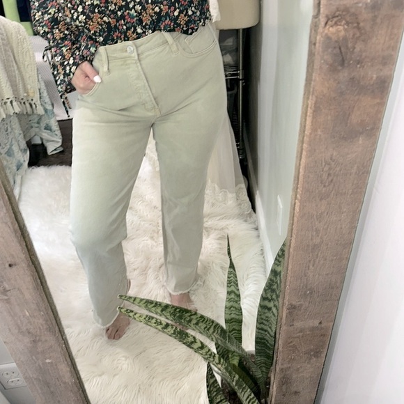 Risen Jeans size 11/30 raw hem high rise - Picture 4 of 8